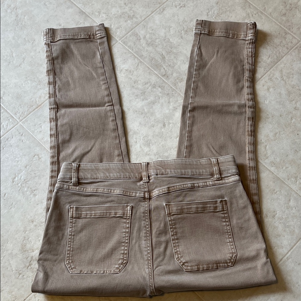 Tribal Beige Brown Casual Ankle Jeans Size 8 - Picture 3 of 3